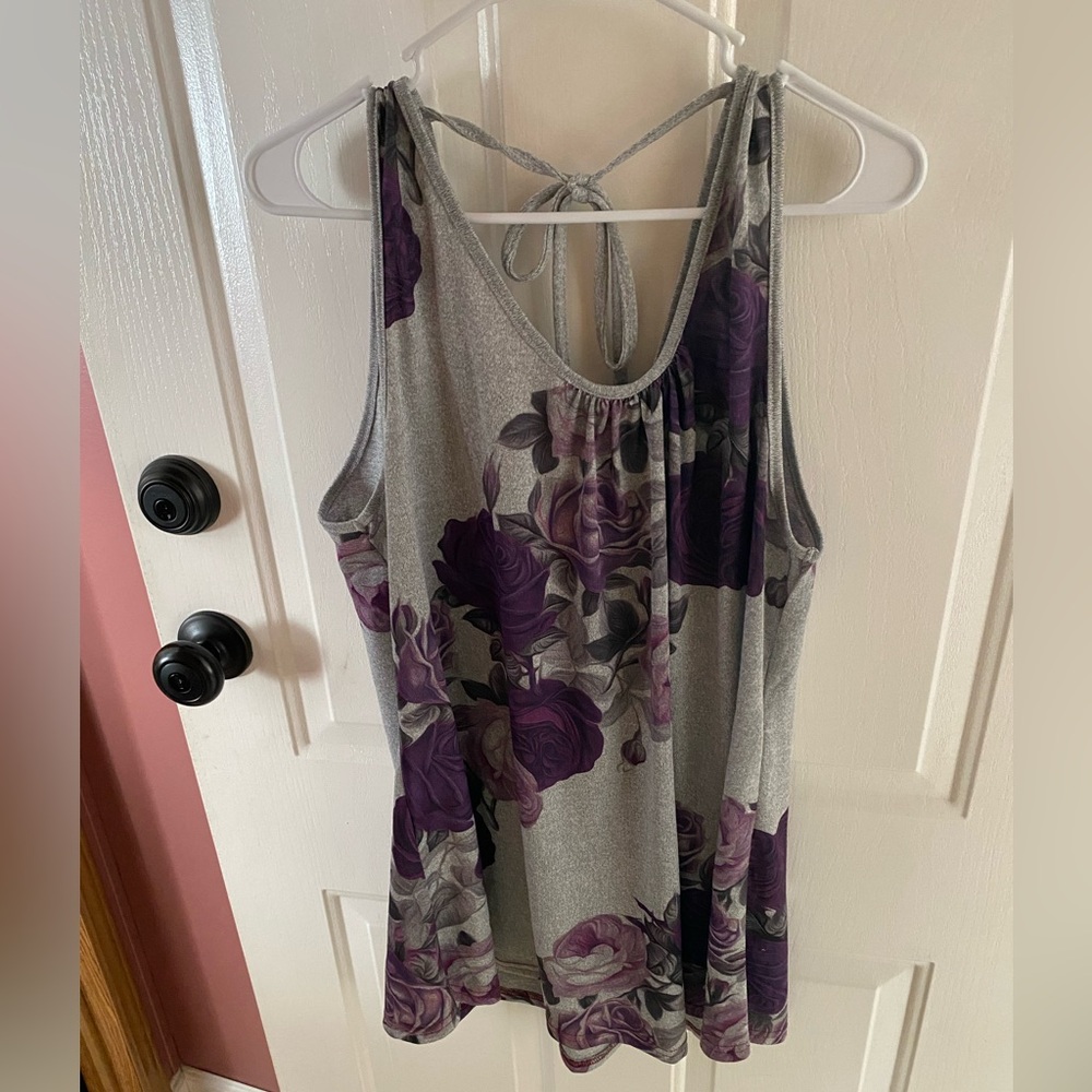 Lily Heather Gray Knit Top